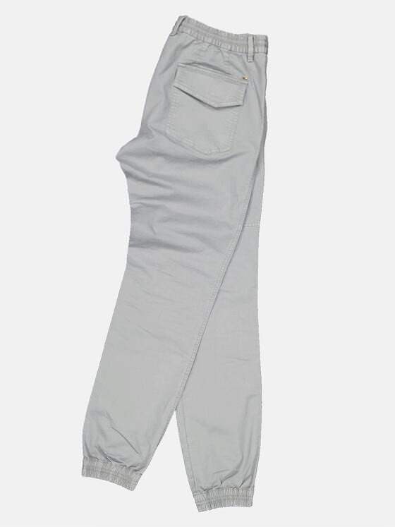 emilio adani Herren Hose mit Tunnelzug Grau 32755