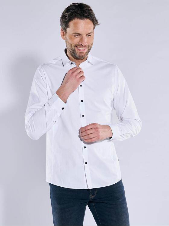 engbers Herren Langarm-Hemd "My Favorite" Reinweiss 38510