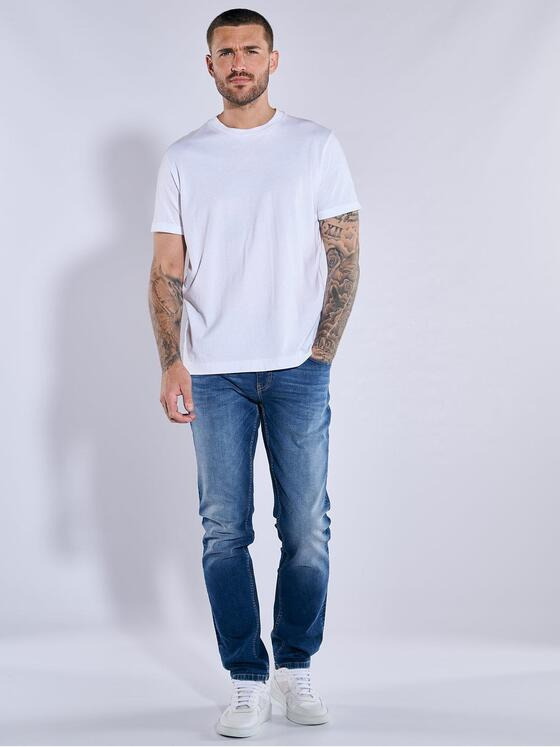 emilio adani Herren Super-Stretch-Jeans regular Blau 37186
