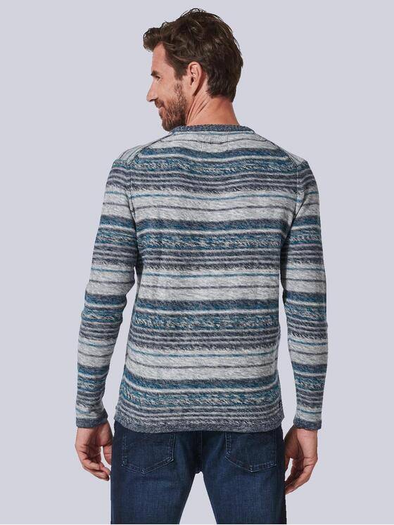 engbers Herren Pullover regular Blau 35210