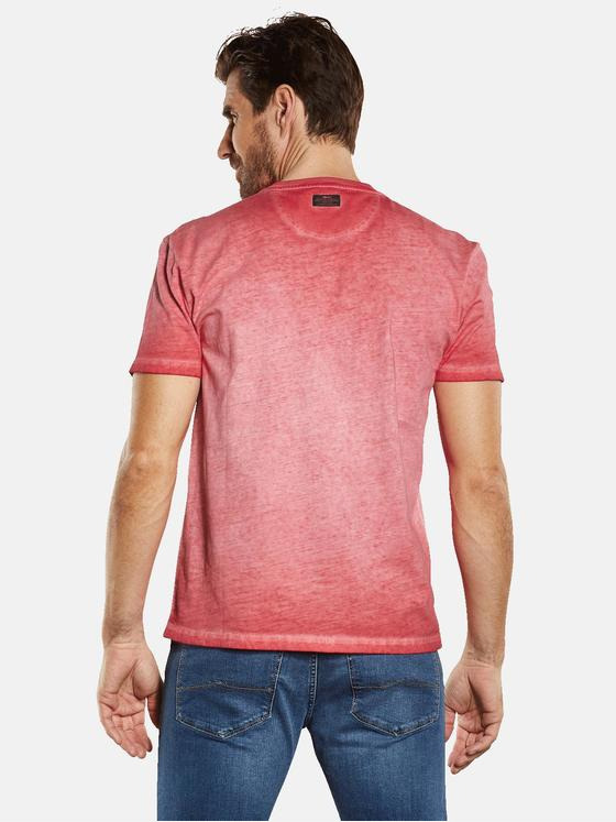 engbers Herren T-Shirt mit Print Rot 34341