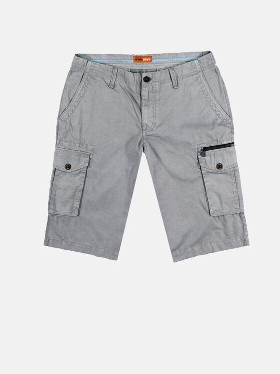 emilio adani Herren Modische Cargo Bermuda mit softem Baumwollgriff Grau 29853