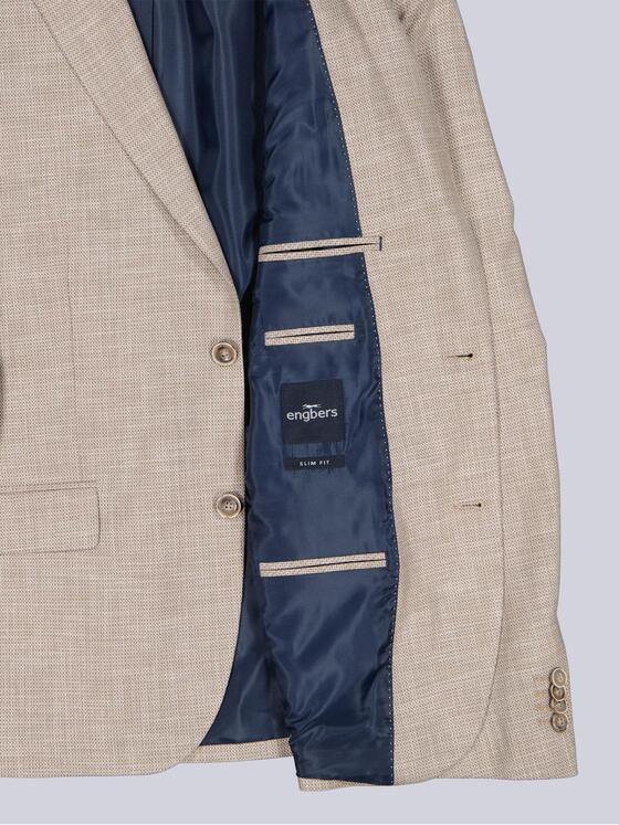 engbers Herren Anzug-Sakko slim fit Beige 38396