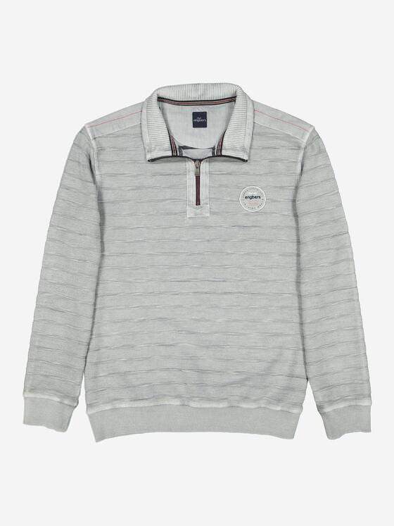 engbers Herren Sweatshirt strukturiert Grau 37754