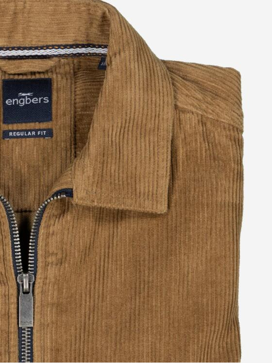engbers Herren Overshirt uni Braun 37573