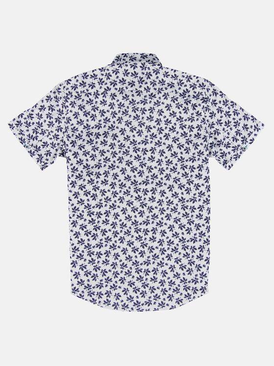 emilio adani Herren Hemd kurzarm Blau 31551