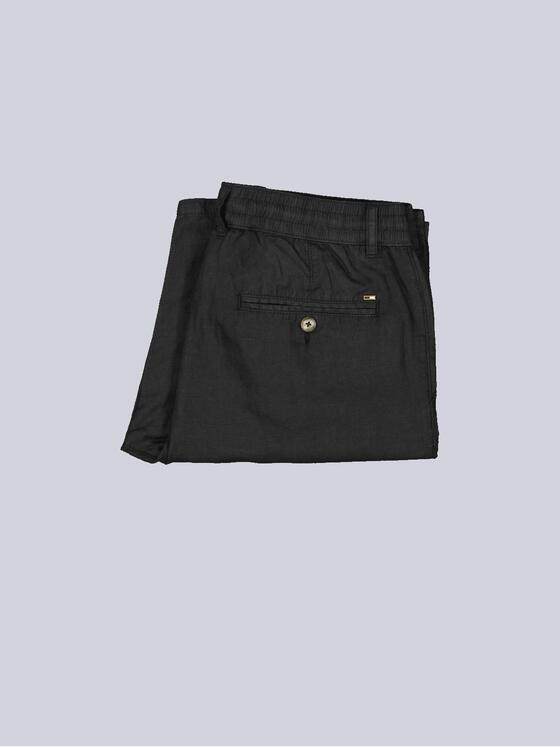 emilio adani Herren Chino-Bermuda regular Schwarz 34666