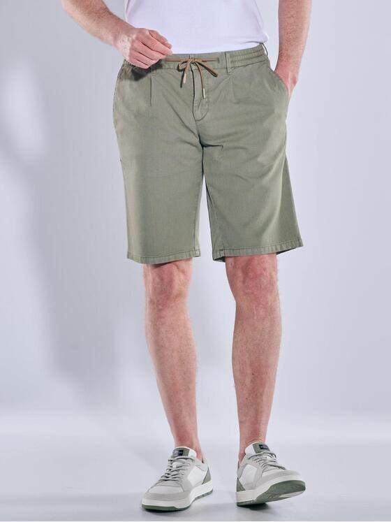 engbers Herren Chino-Bermuda mit Tunnelzug Khaki 39020