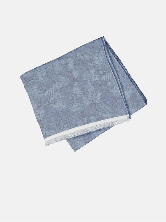 emilio adani Herren Schal gemustert Blau 34634