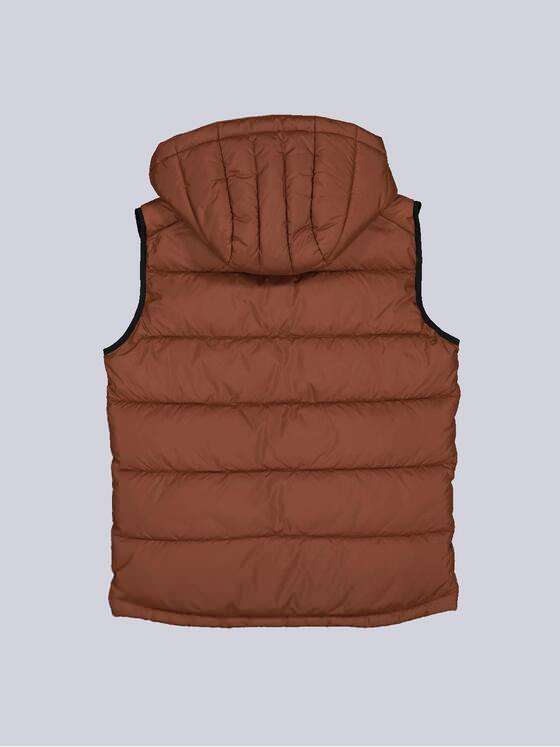 engbers Herren Steppweste mit abnehmbarer Kapuze Orange 35541