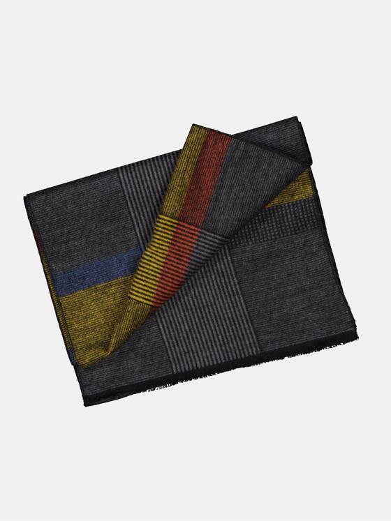 engbers Herren Schal gemustert Safrangelb 35886