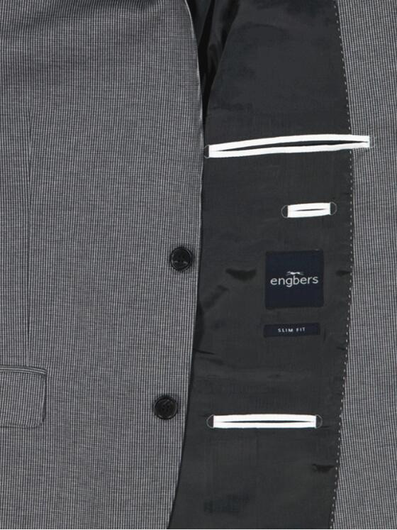 engbers Herren Anzug-Sakko slim fit Grau 36463