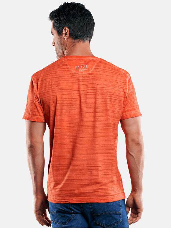 engbers Herren T-Shirt in Flammgarnoptik Orange 29237