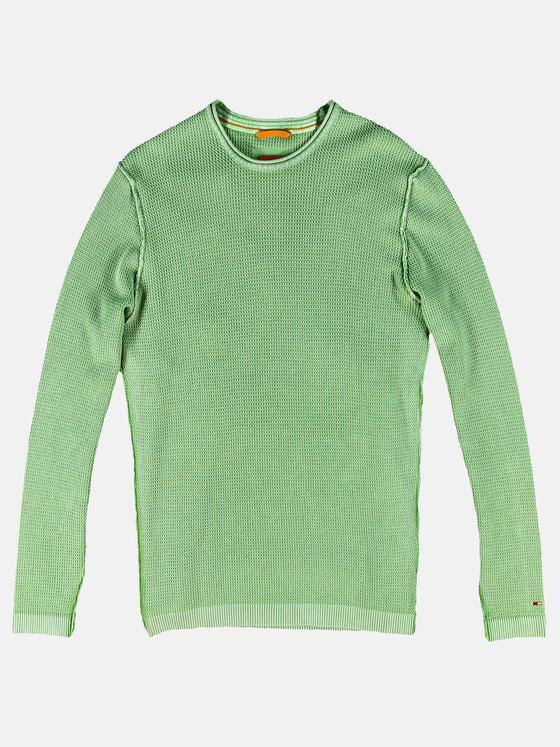 emilio adani Herren Rundhals Pullover Grün 30886