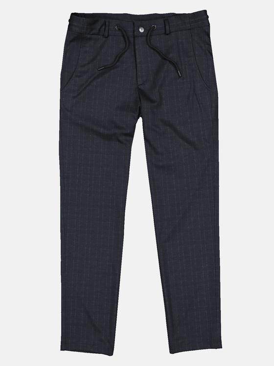 emilio adani Herren Anzughose mit Tunnelzug Blau 33685
