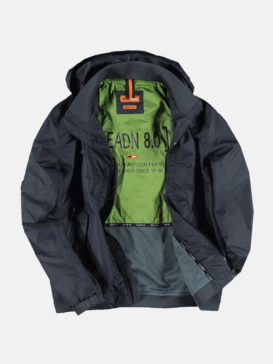 emilio adani Herren Wasserdichte Übergangsjacke Grau 31041