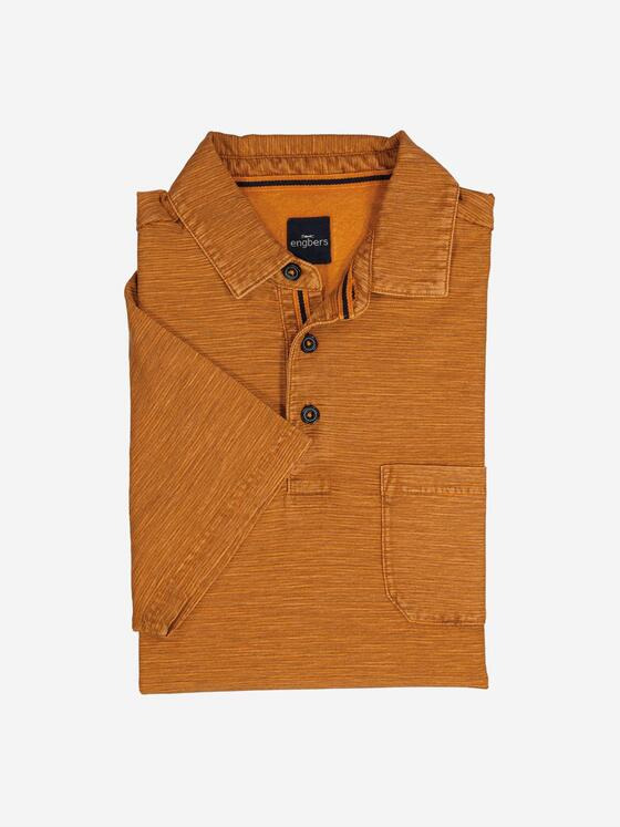 engbers Herren Polo-Shirt gestreift Orange 37117