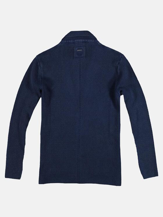 engbers Herren Softes Stricksakko aus Baumwolle Marineblau 29297