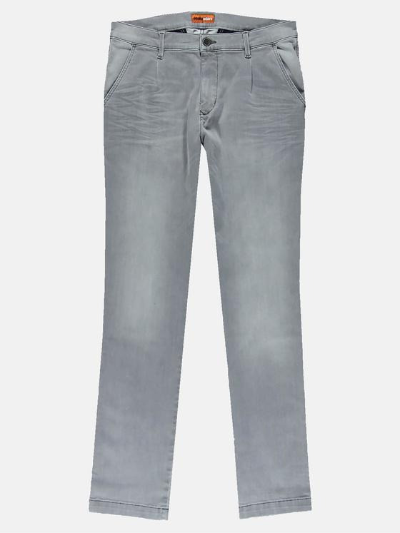 emilio adani Herren Innovative Denim Chino Grau 31344