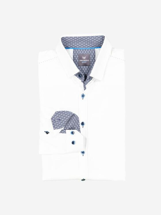 engbers Herren Langarm-Hemd "My Favorite" Weiß 34855