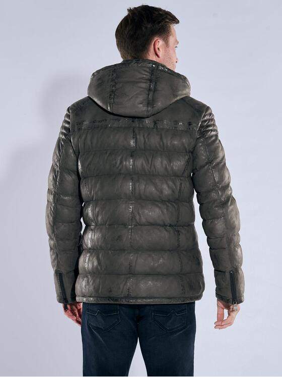 engbers Herren Lederjacke Schwarzbraun 39300