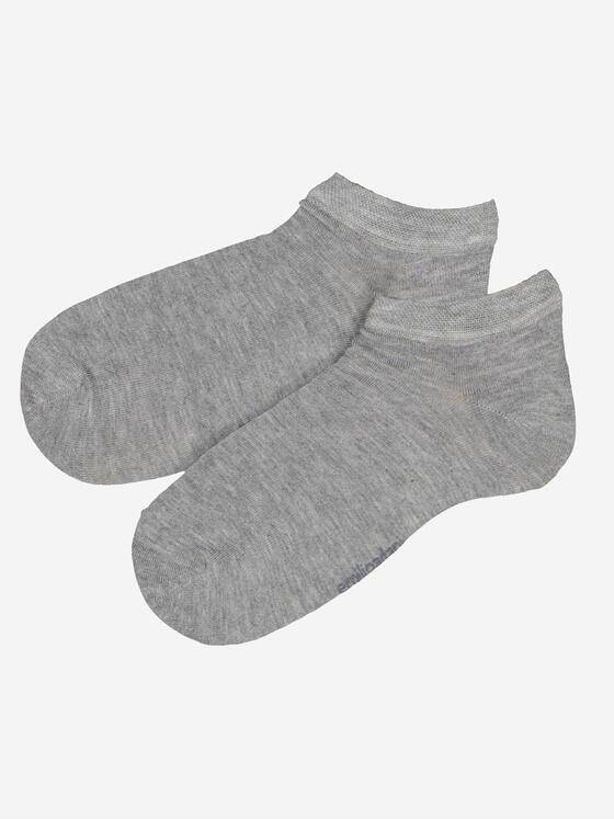 emilio adani Herren Sneaker-Socke uni Grau 38795