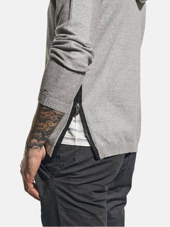 emilio adani Herren Sportive Strickjacke Grau 31232