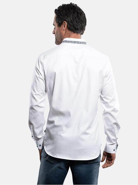 engbers Herren Hemd uni Reinweiss 28957