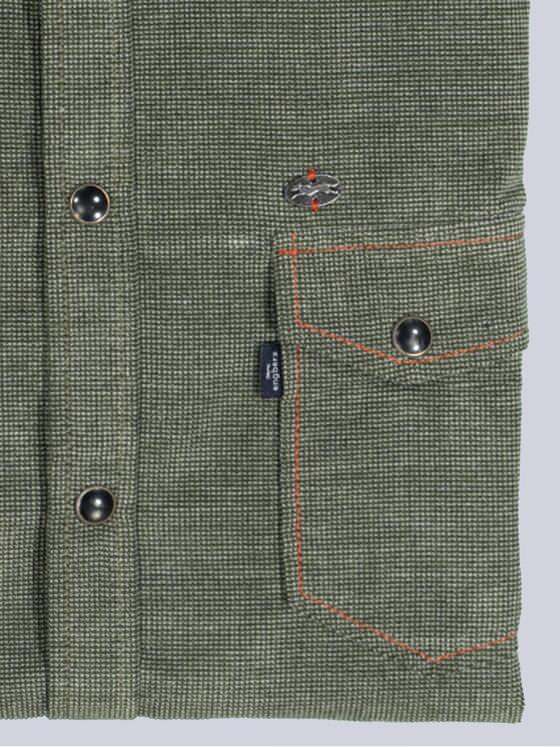 engbers Herren Hemd uni Oliv 37238