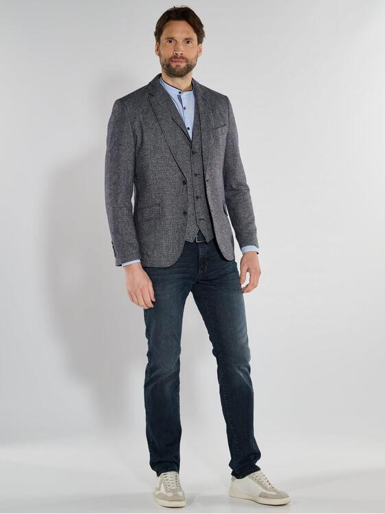 engbers Herren Freizeit-Sakko regular Blau 36554