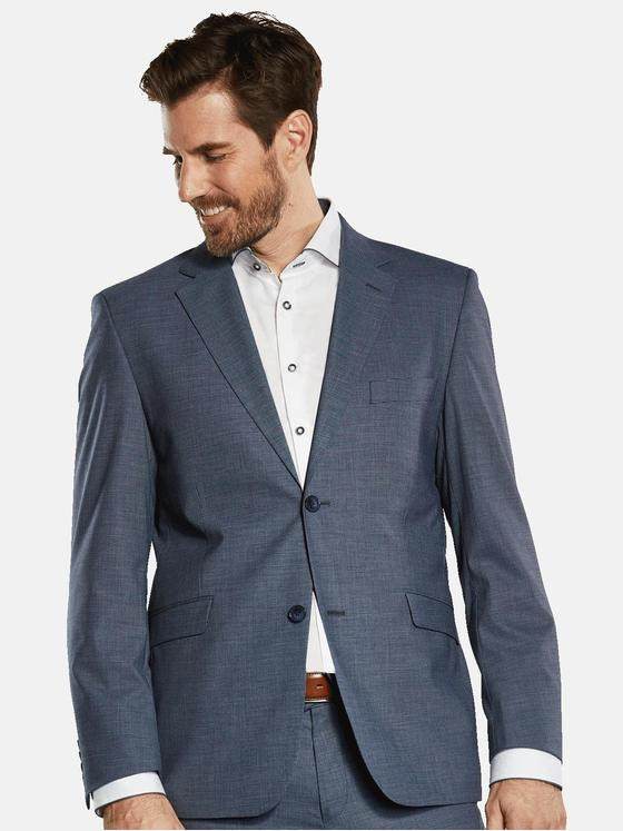 engbers Herren Anzug-Sakko slim fit Mittelblau 34612