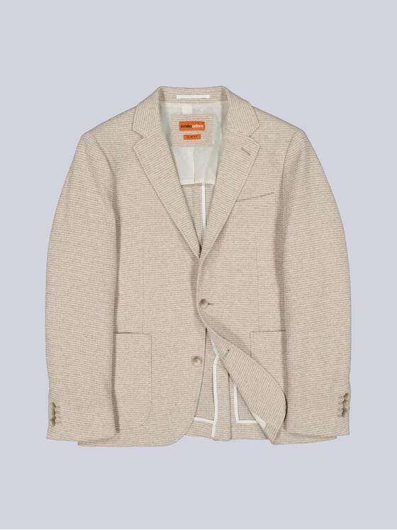emilio adani Herren Freizeit-Sakko slim fit Beige 38419