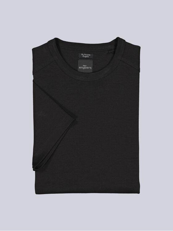 engbers Herren Basic-Shirt "My Favorite" organic Schwarz 33830