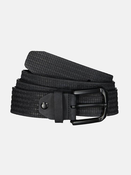 engbers Herren Ledergürtel strukturiert Saphirblau 36369