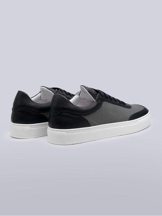 emilio adani Herren Sneaker aus Leder Blau 38478