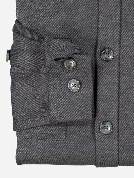engbers Herren Langarm-Hemd slim fit Anthrazit 37848