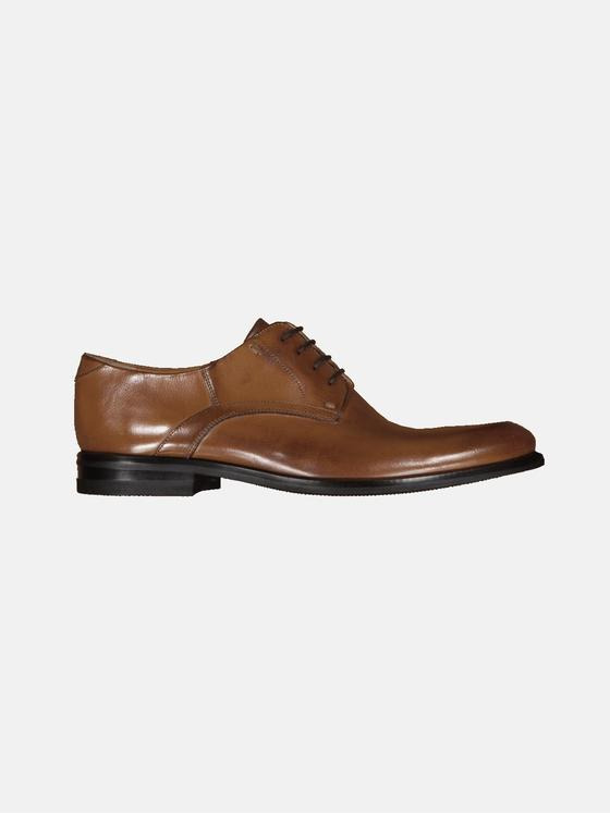 engbers Herren Halbschuh aus Leder Braun 35713