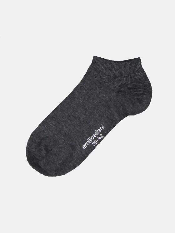 emilio adani Herren Sneakersocken Grau 29595