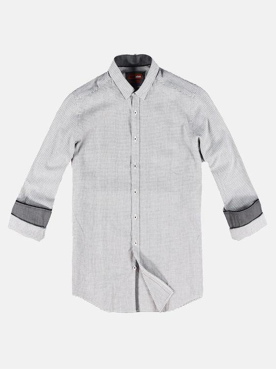 emilio adani Herren Hemd langarm Schwarz 30931