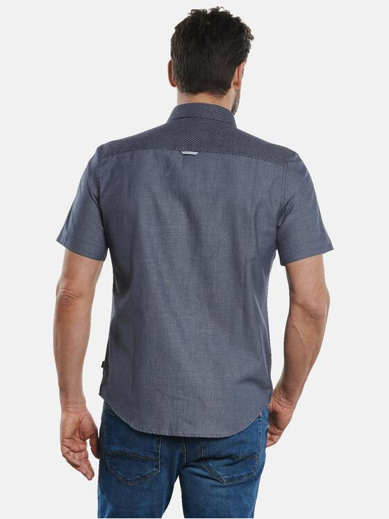 engbers Herren Hemd kurzarm Blau 32623