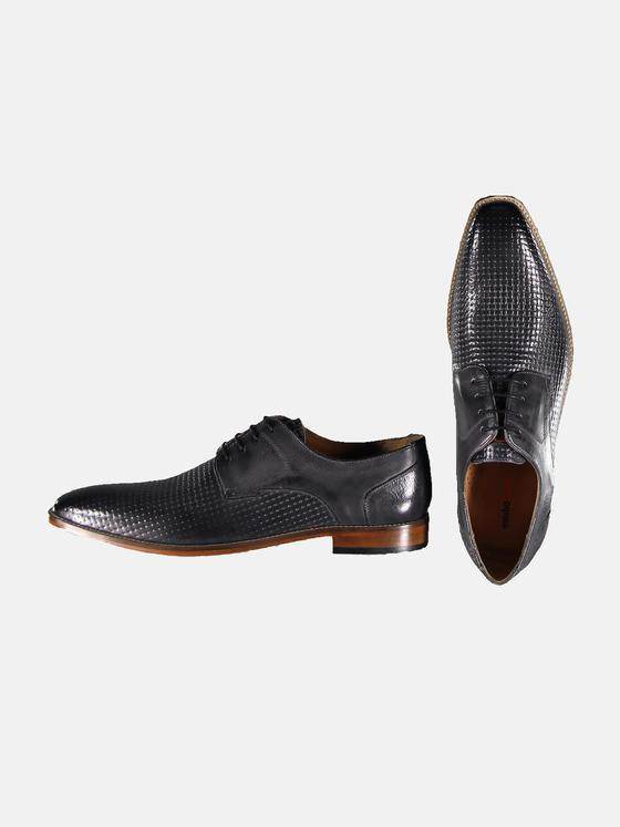 emilio adani Herren Modischer Business-Schuh mit Prägung Grau 31457