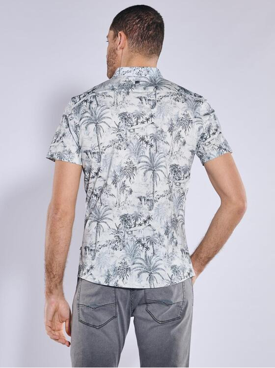ENGBERS GERMANY Herren Kurzarm-Hemd slim fit Beige 36980