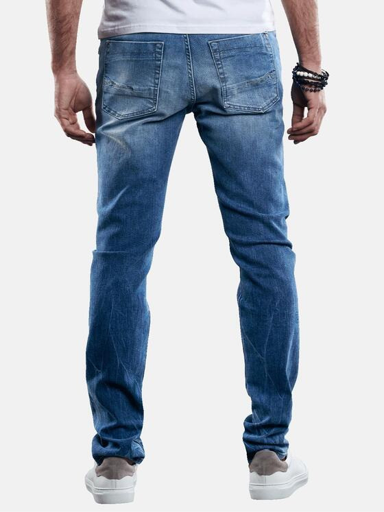 emilio adani Herren Stretch Light Blue Denim Blau 29276