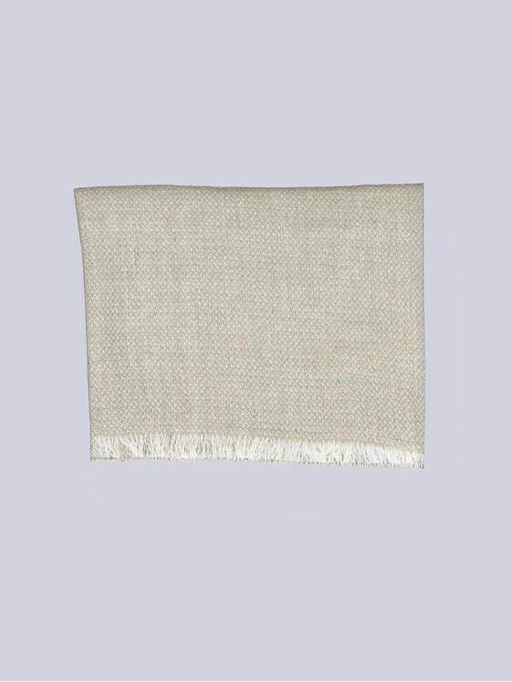 emilio adani Herren Schal uni Beige 40604