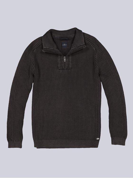 engbers Herren Pullover mit Troyerkragen Dunkelbraun 36093