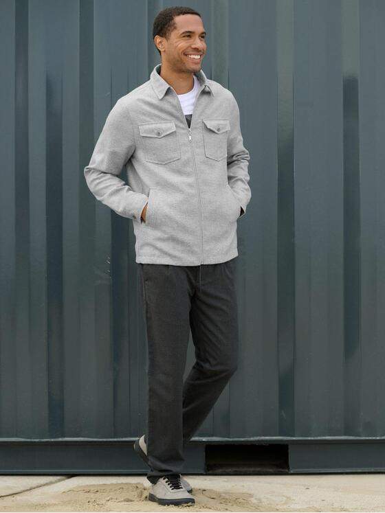 emilio adani Herren Jacke Hellgrau 39890