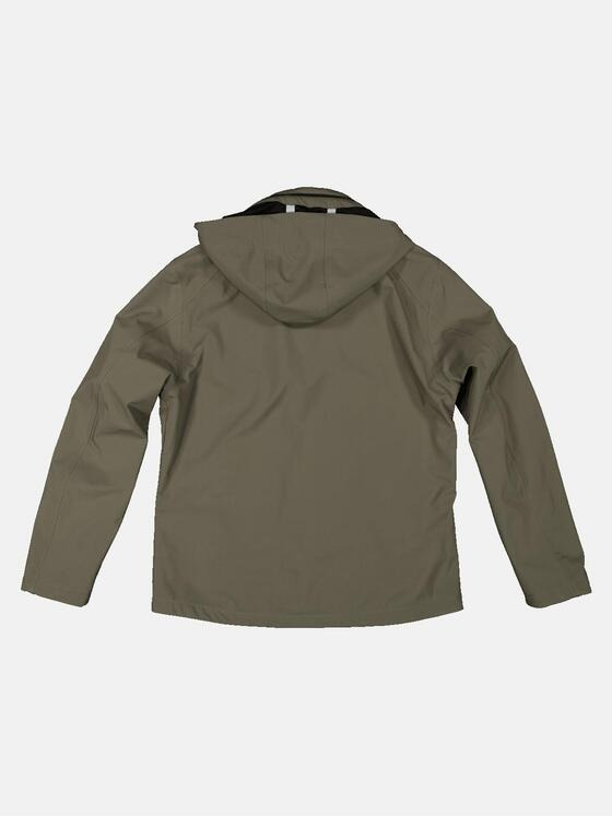 ENGBERS GERMANY Herren Funktionsjacke mit abnehmbarer Kapuze Grün 34492