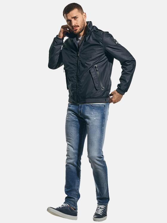 emilio adani Herren Wasserdichte Übergangsjacke Grau 31041