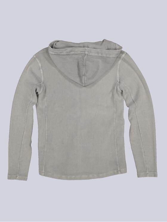 emilio adani Herren Sweatjacke mit Kapuze Grau 35236