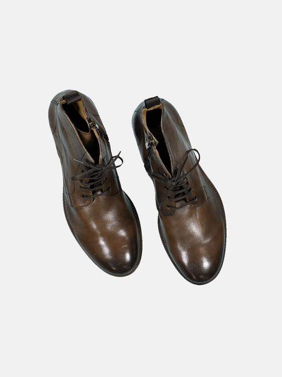 emilio adani Herren Boot mit seitlichem Reißverschluss Braun 33596